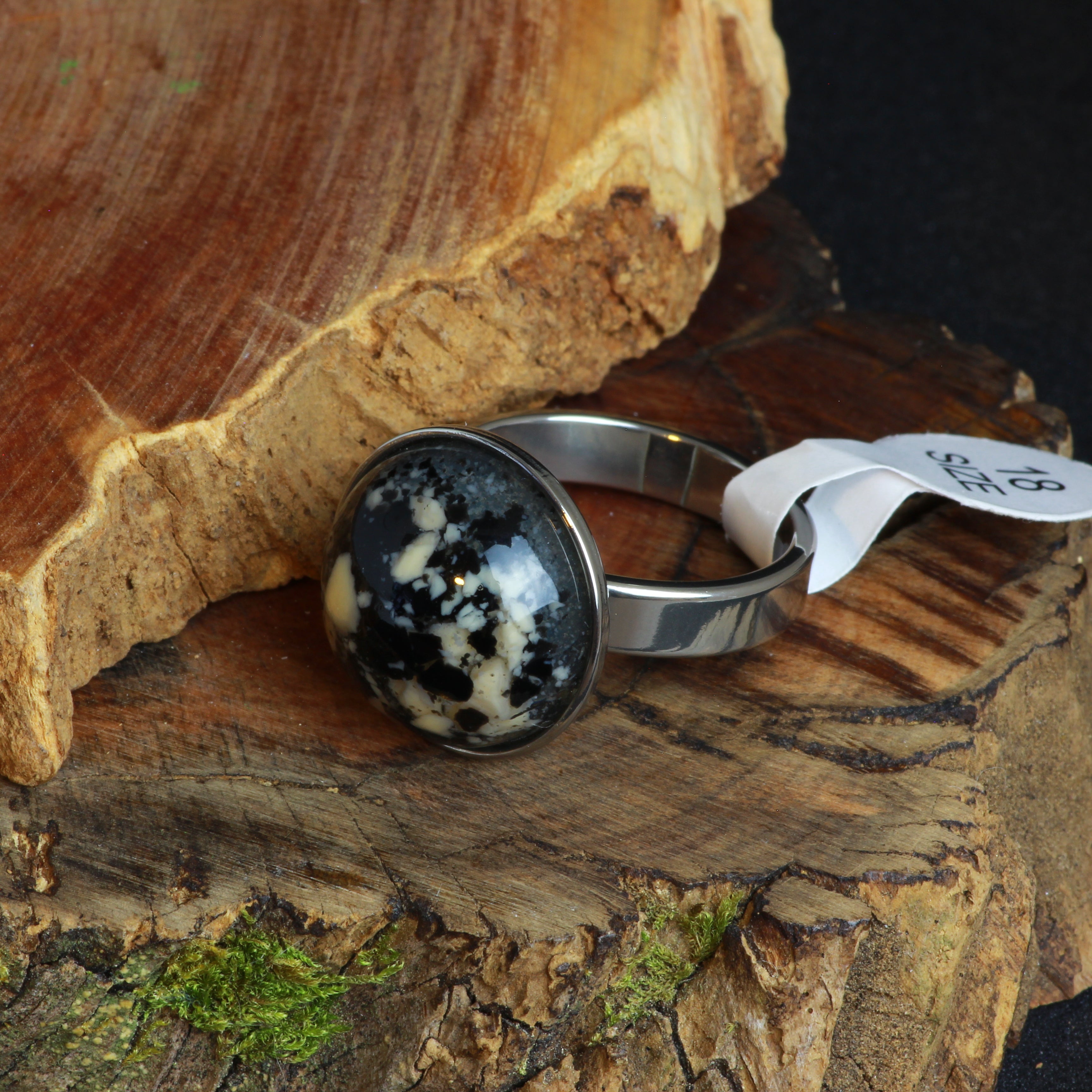 Anillo elena redondo piedra beoch