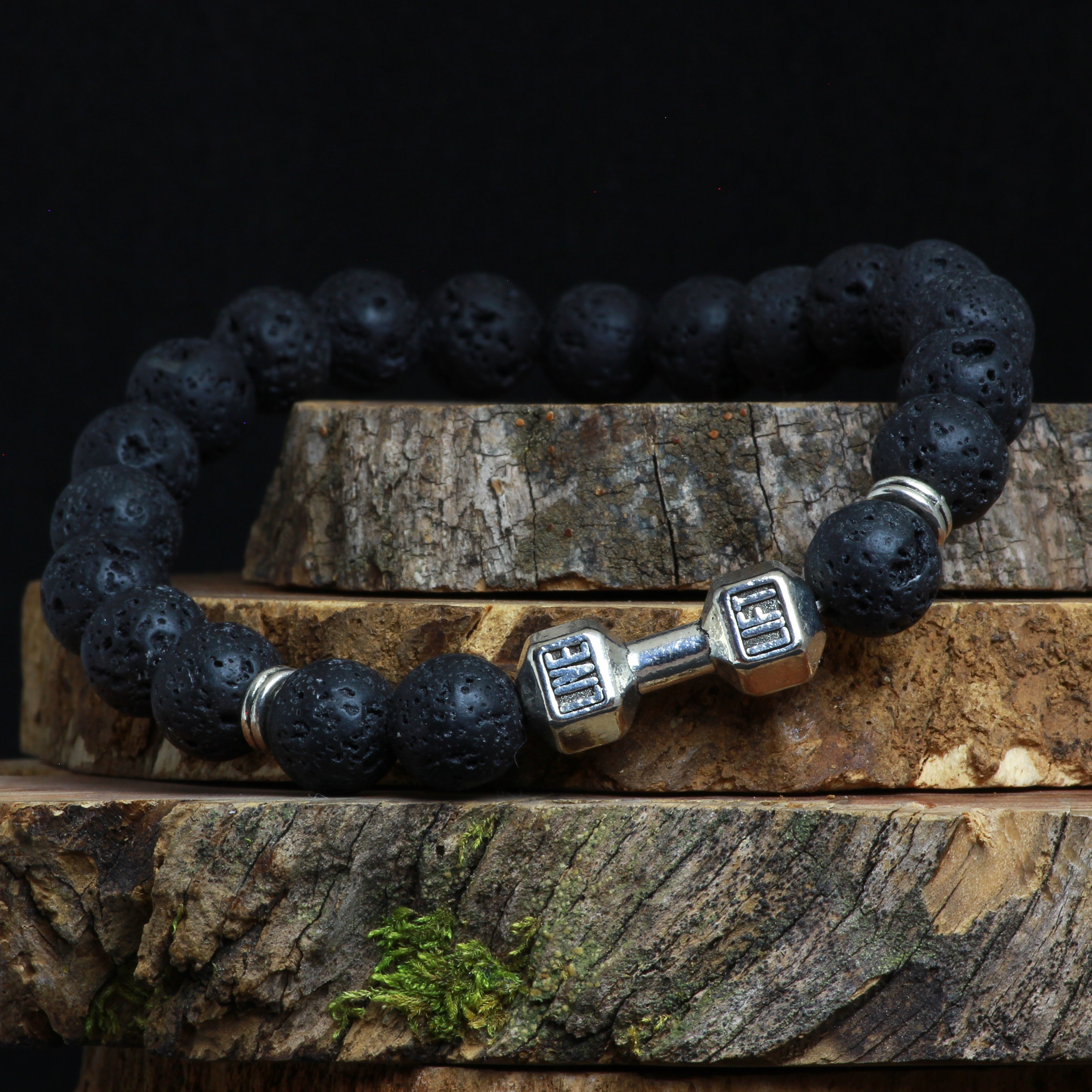 Pulsera piedra volcánica lift