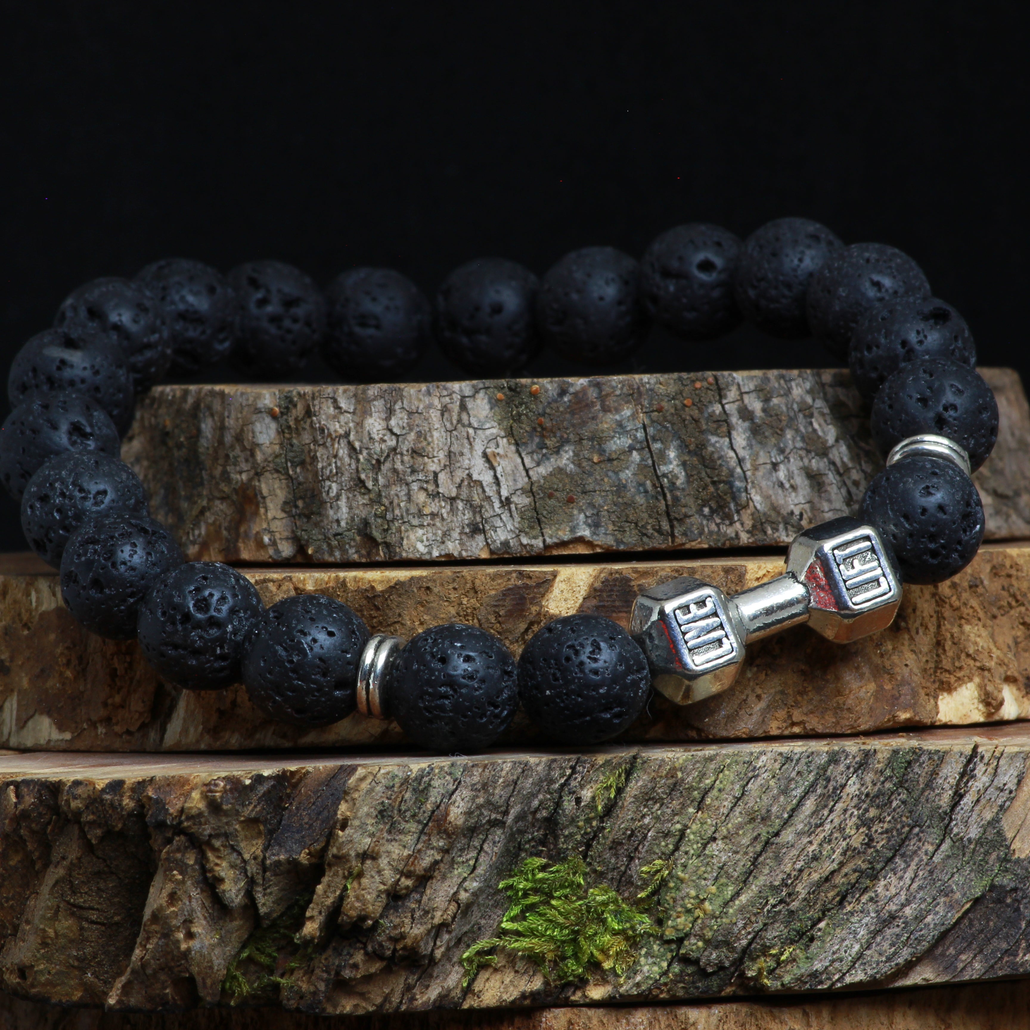 Pulsera piedra volcánica lift