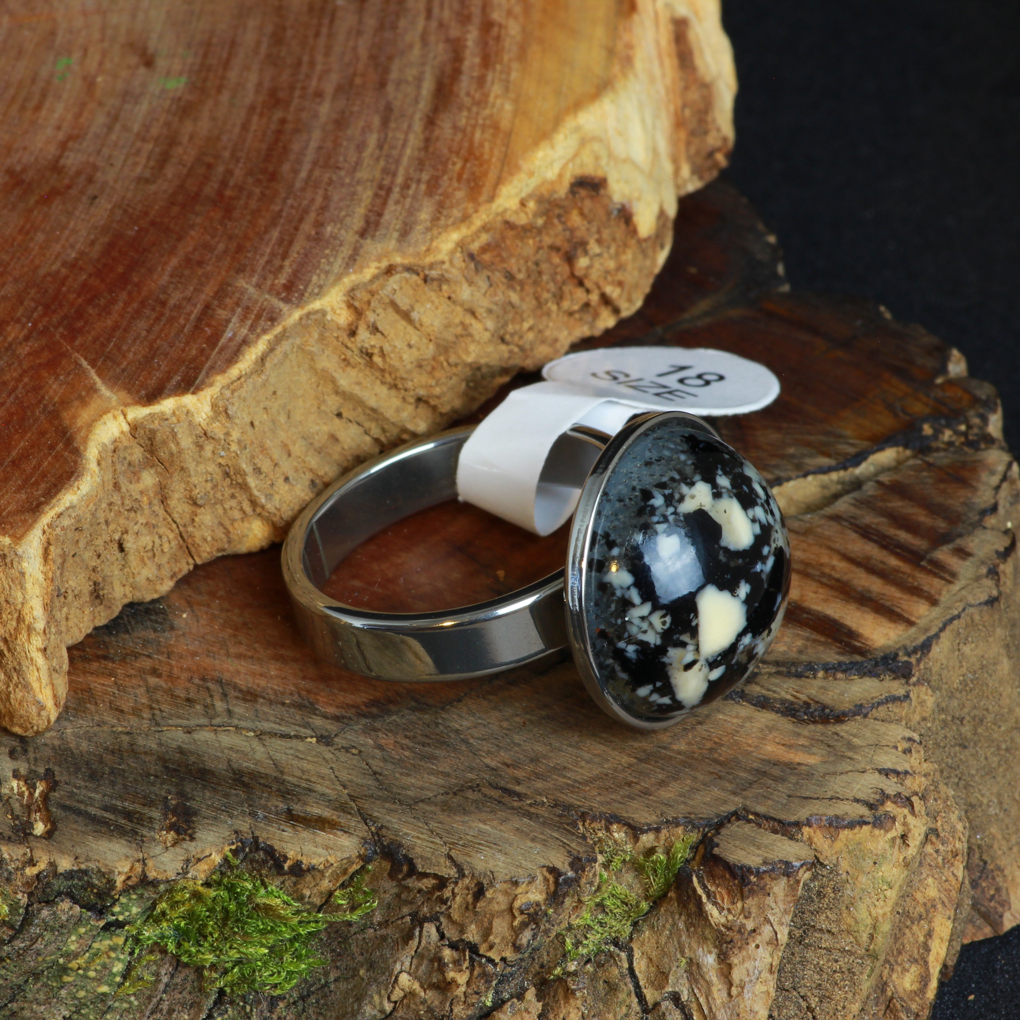 Anillo elena redondo piedra beoch
