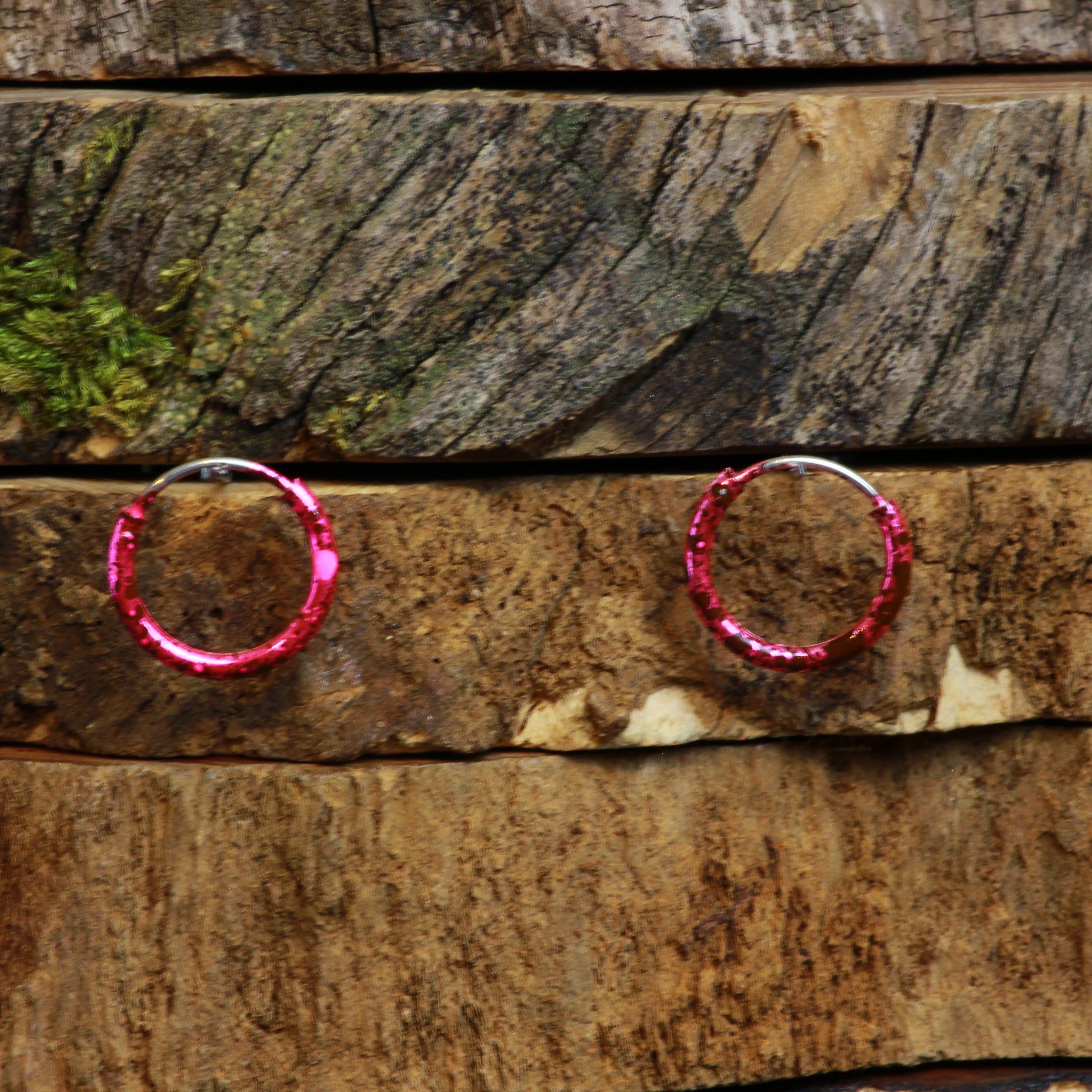 Argolla trepadores rosa negro