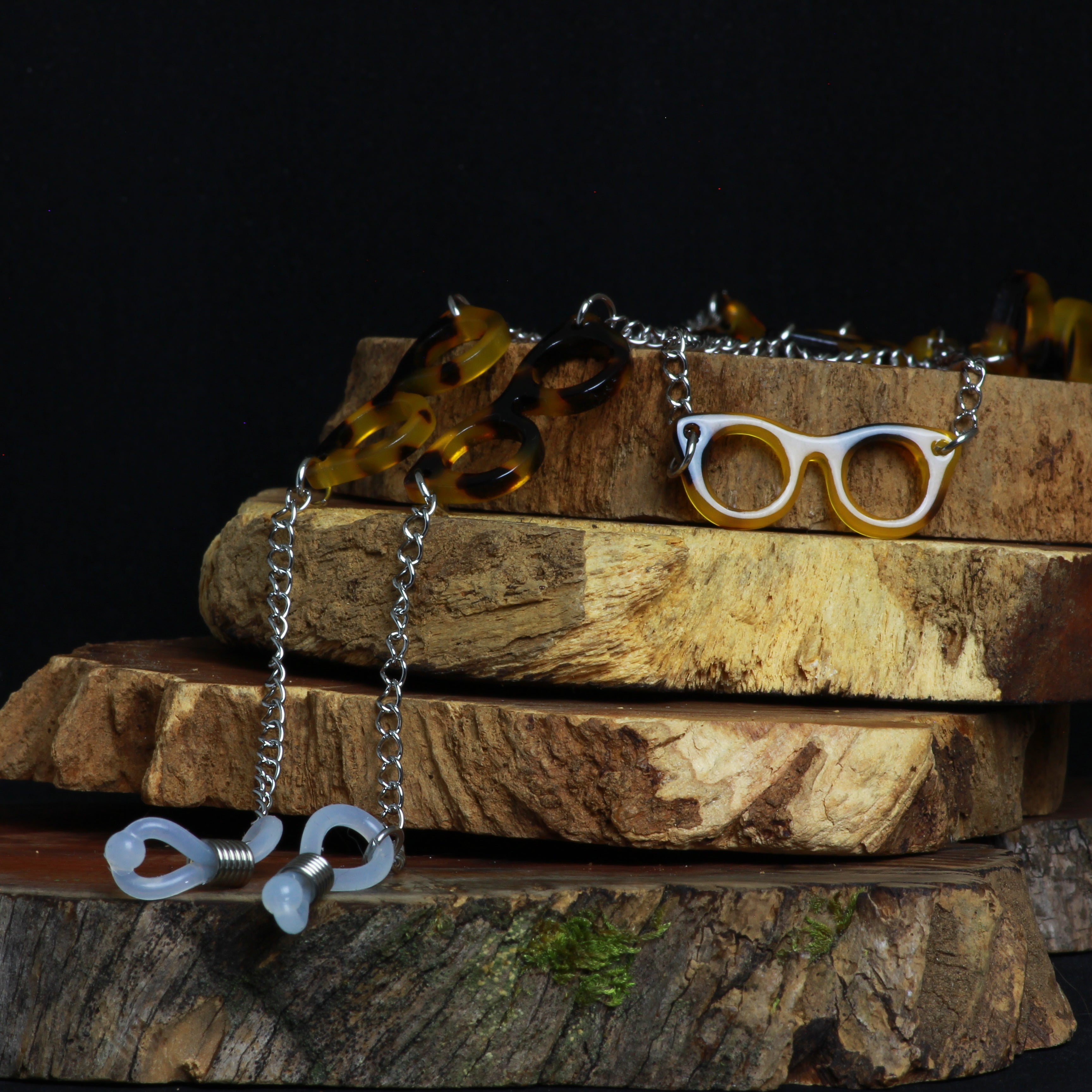 Straps anteojos carey