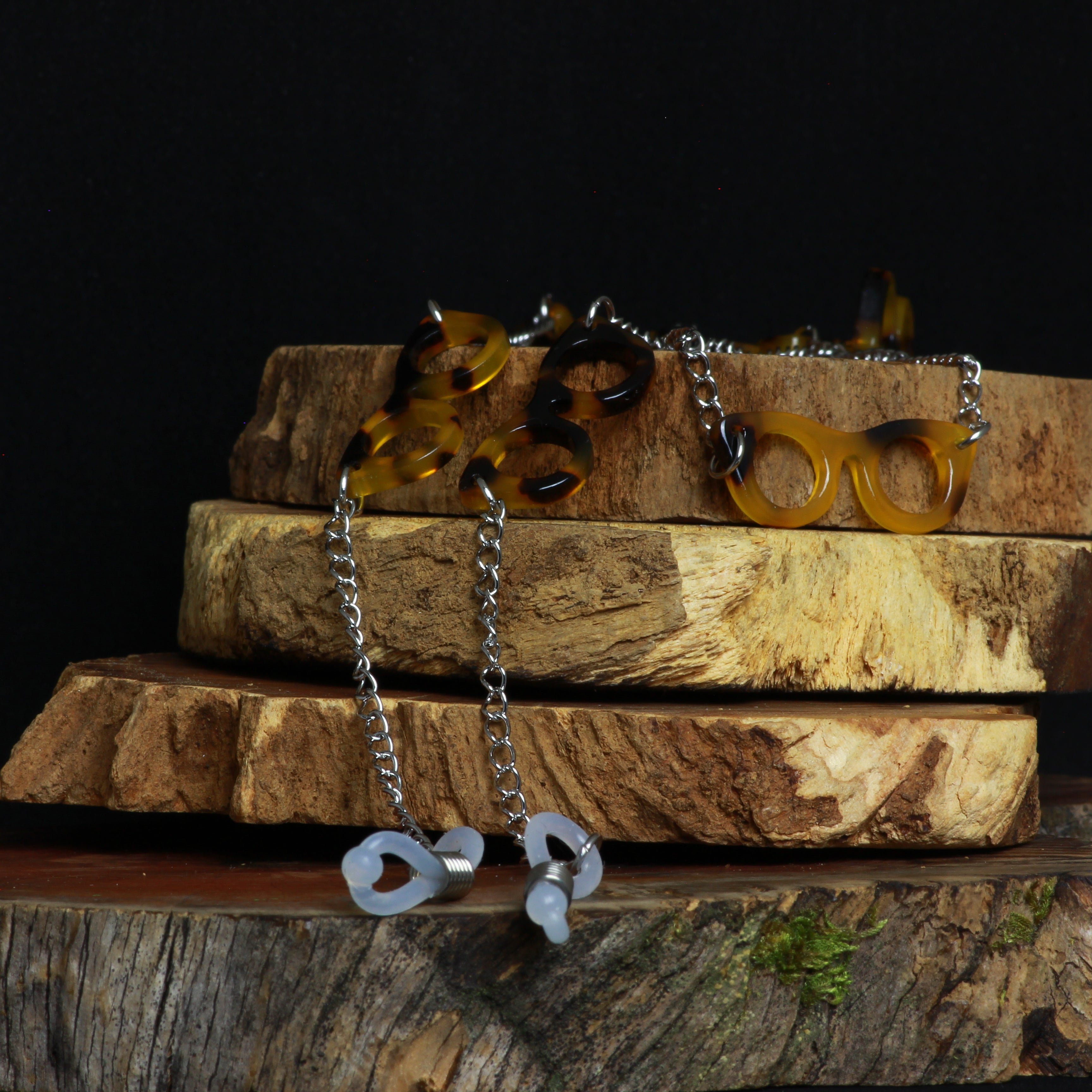 Straps anteojos carey