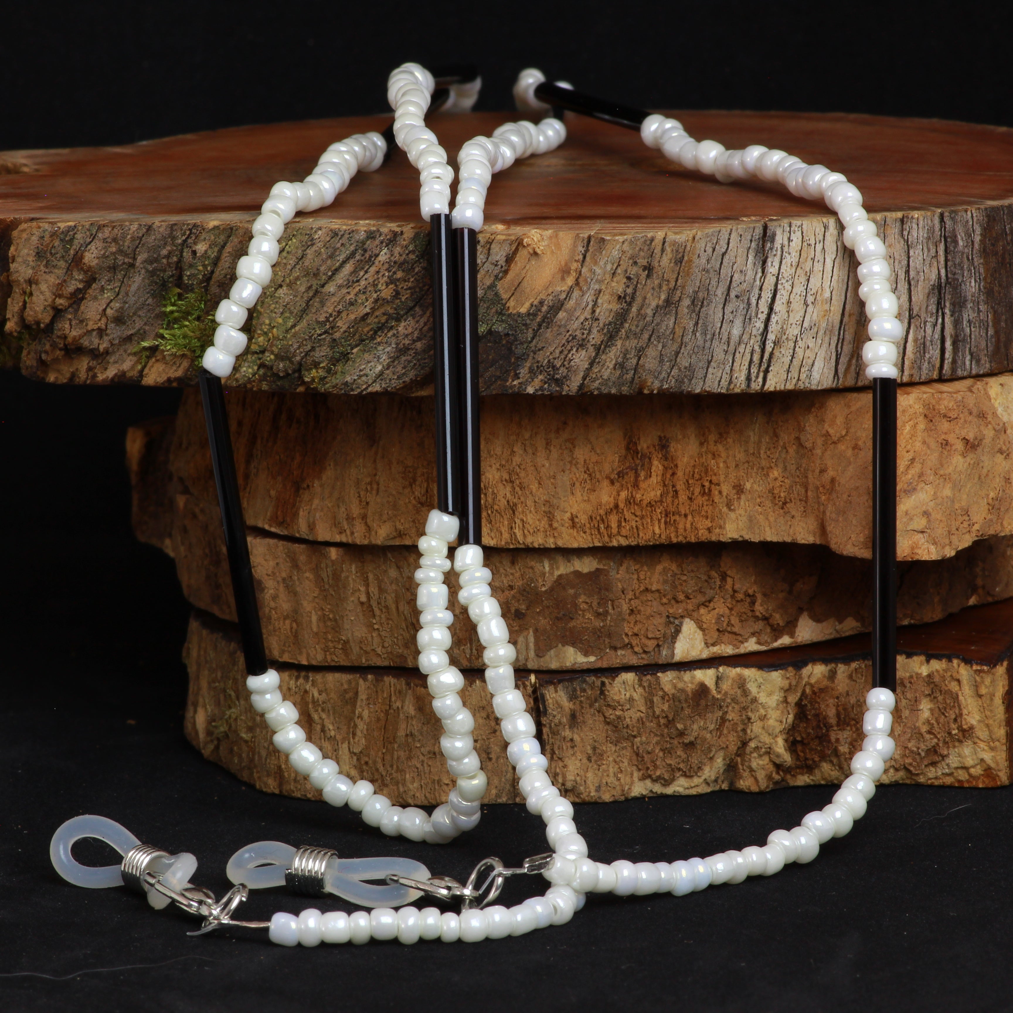 Straps lentes blanco / negro