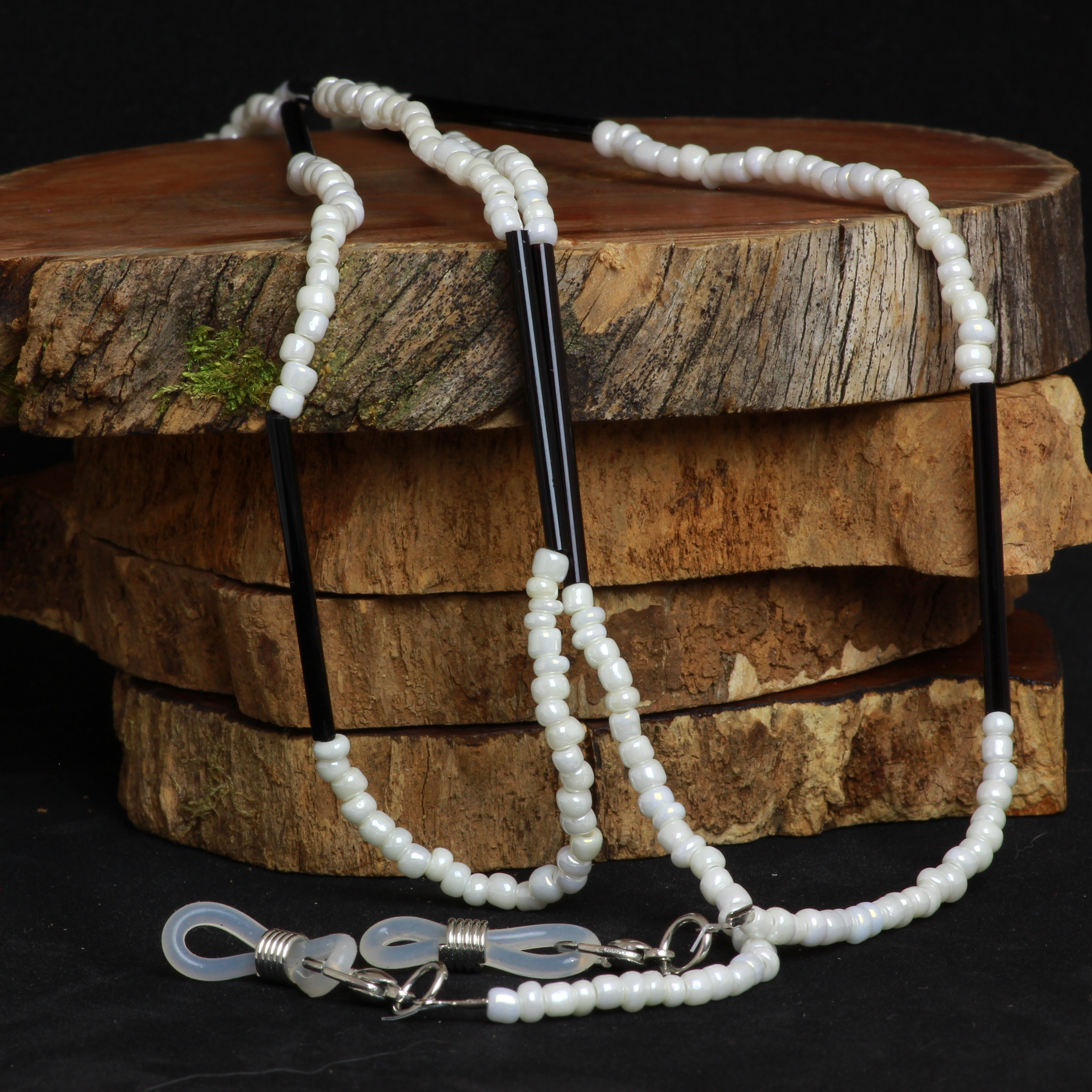 Straps lentes blanco / negro